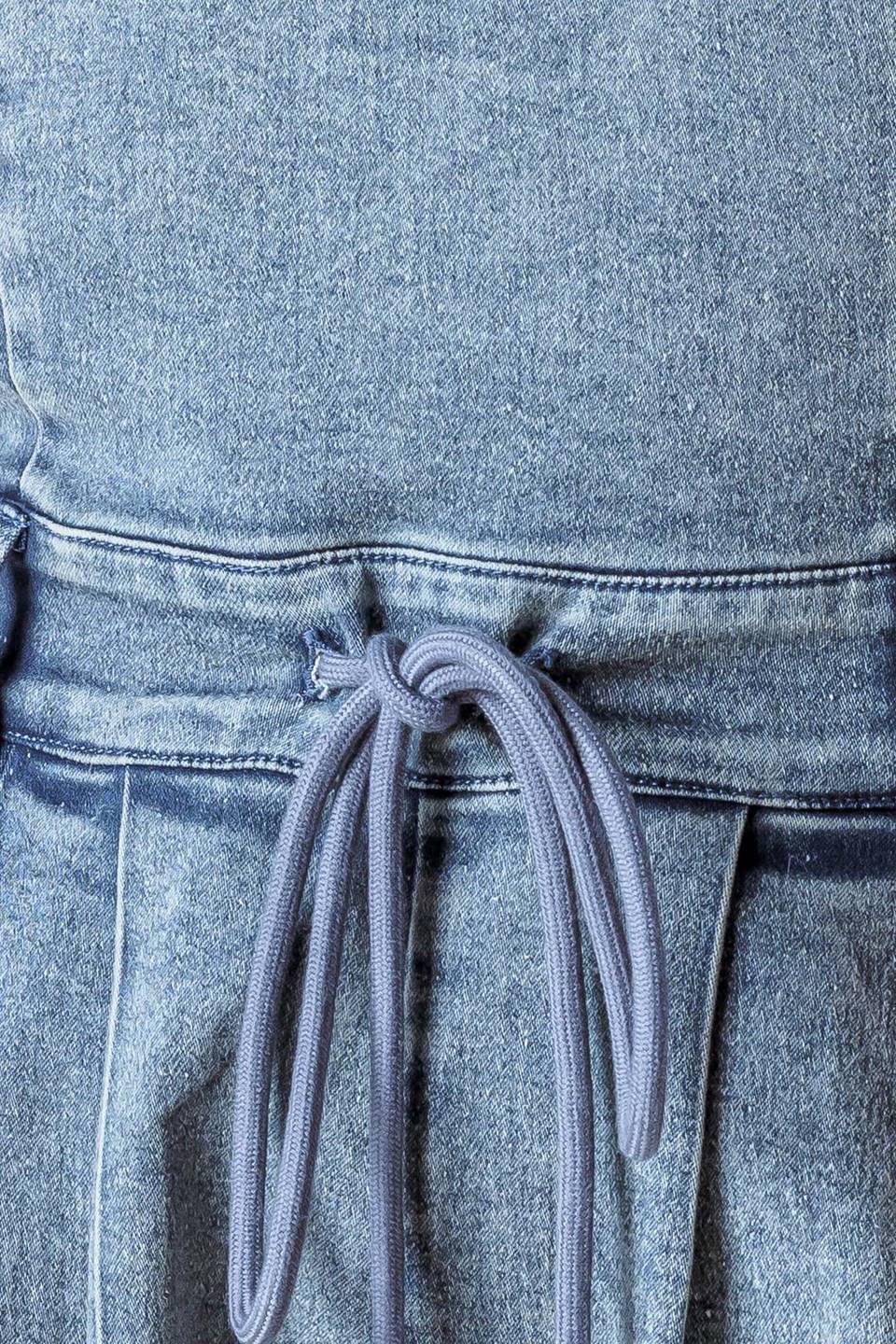 A BAR SONG DENIM ROMPER