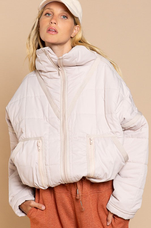 “Charlotte” quilted jacket