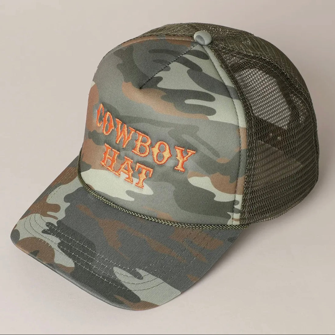Cowboy Hat Trucker Hat main image 1