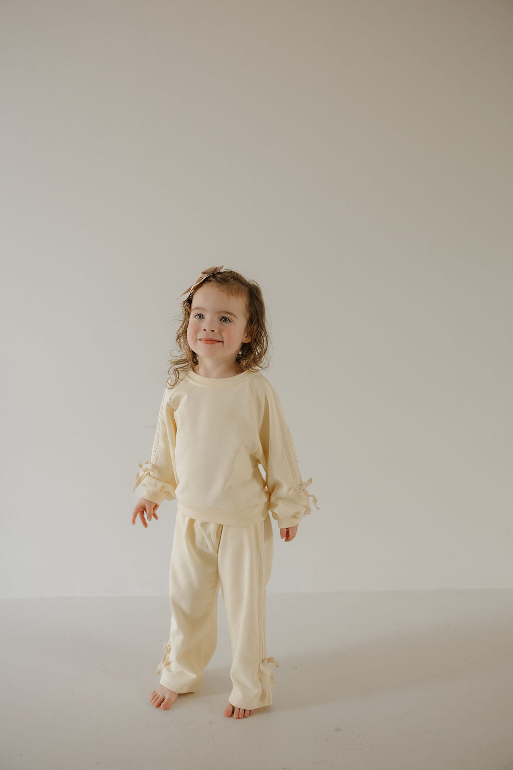 Child's Sweat Set | Buttercream Bows