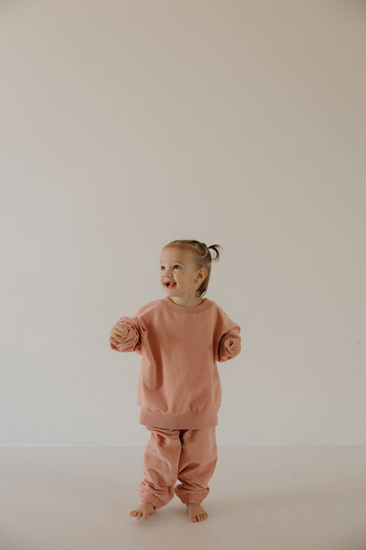 Child Sweat Set | Rose