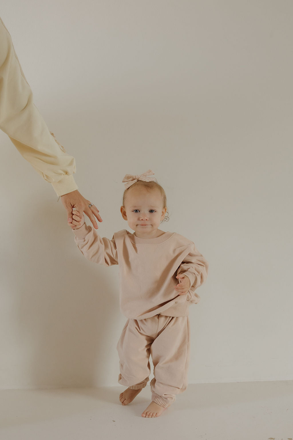 Child Sweat Set | Cashew