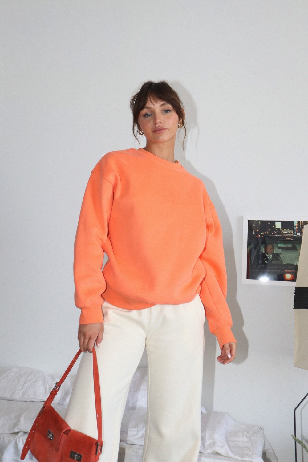 “Be Kind” pullover sweatshirt (orange)