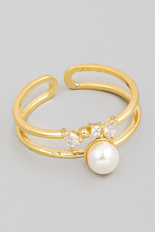 “Pearlescent” ring