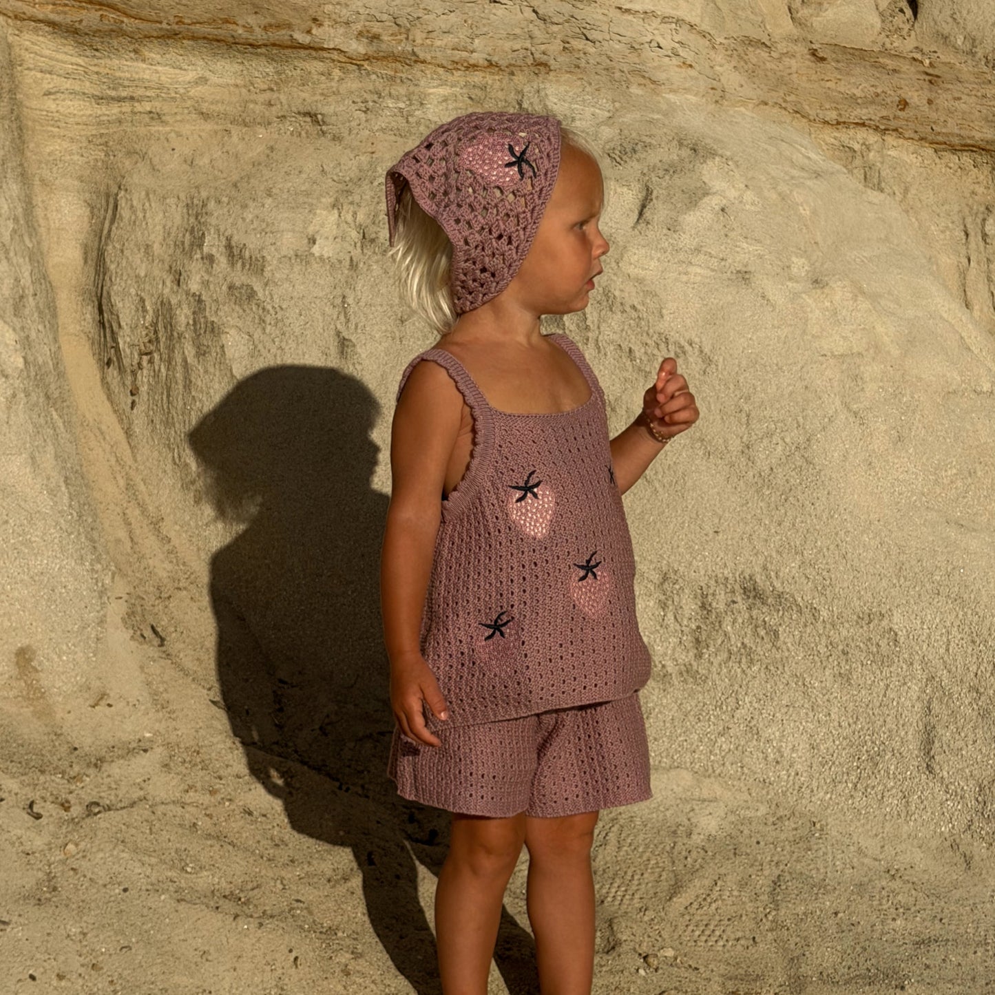 Girl's Knit Short Set | Matilda