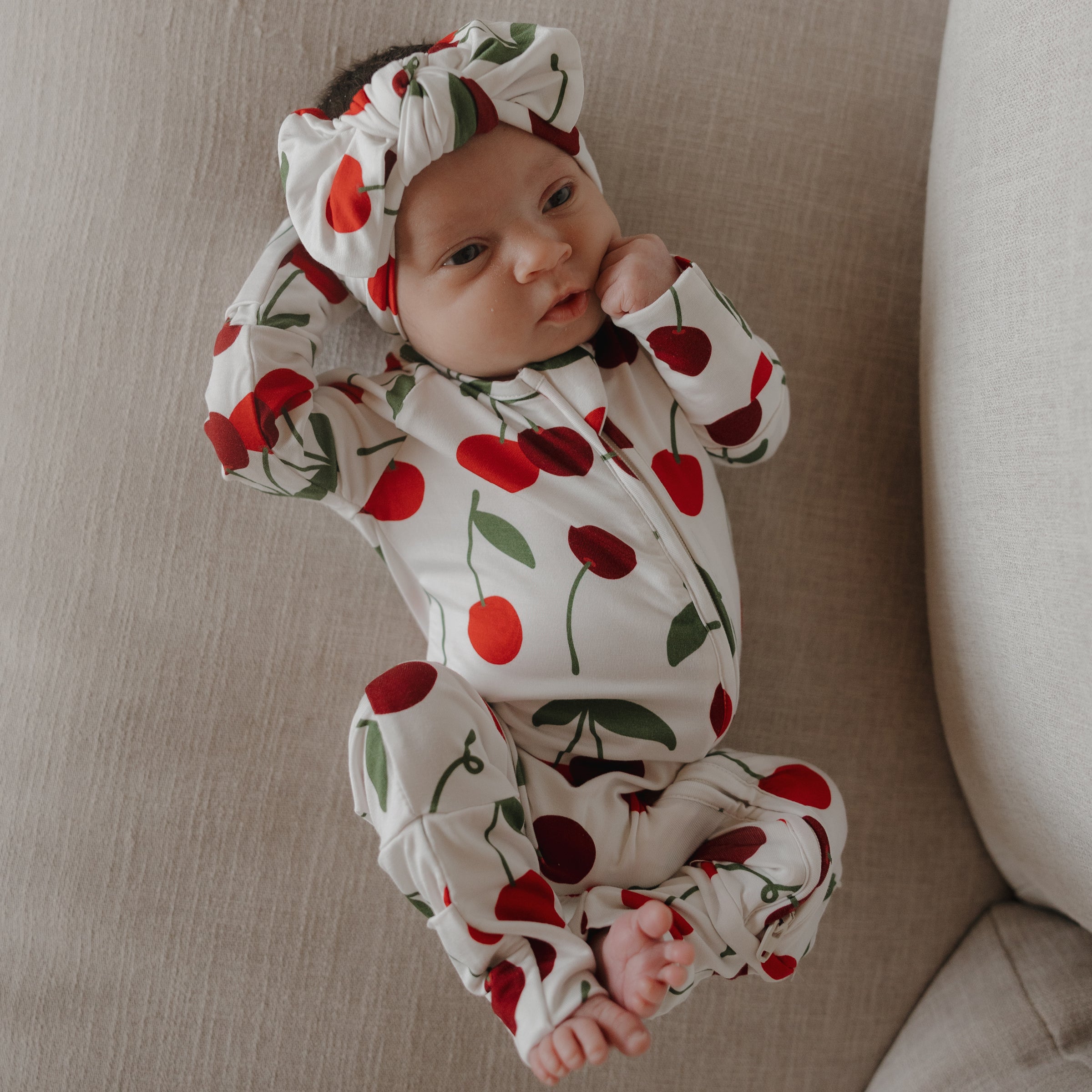 Bamboo Zip Pajamas | Cherry – LUNAWEAR