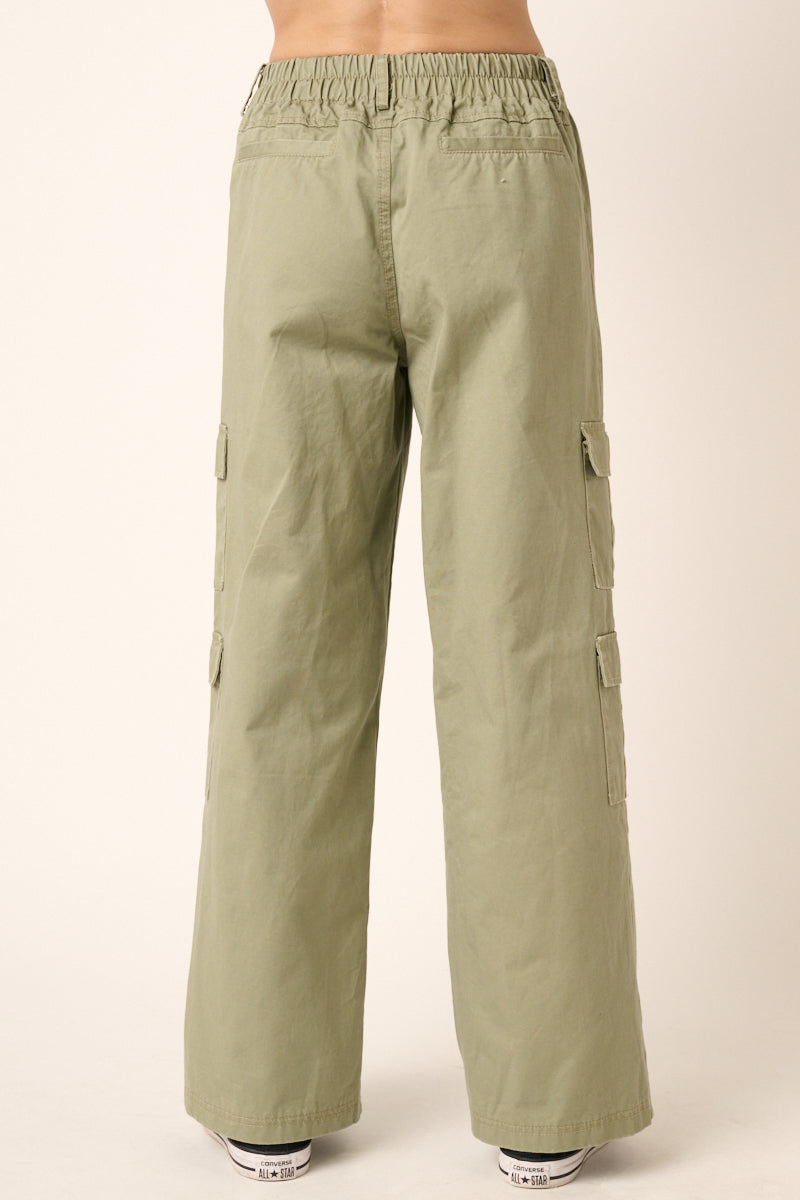 “Fallout” cargo pants (olive)