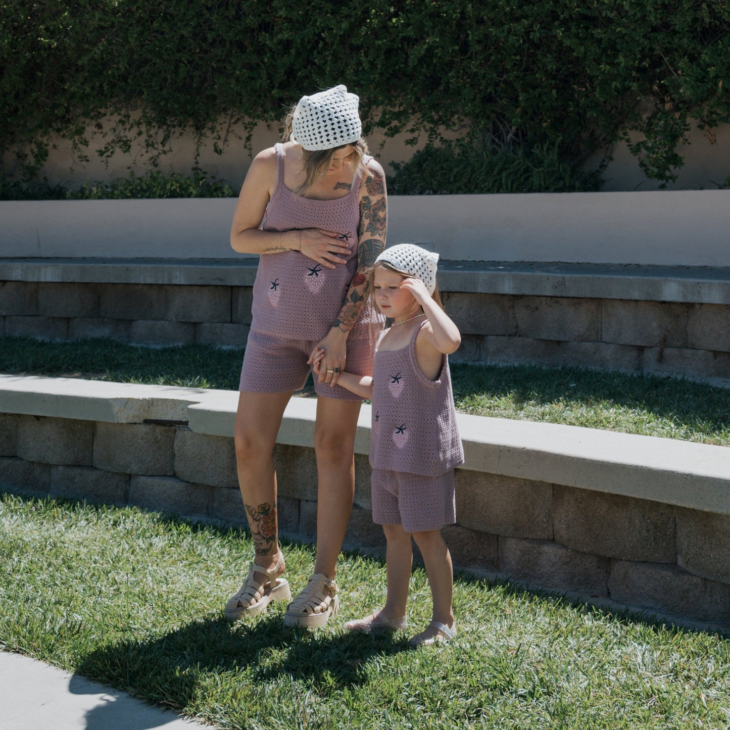 Girl's Knit Short Set | Matilda