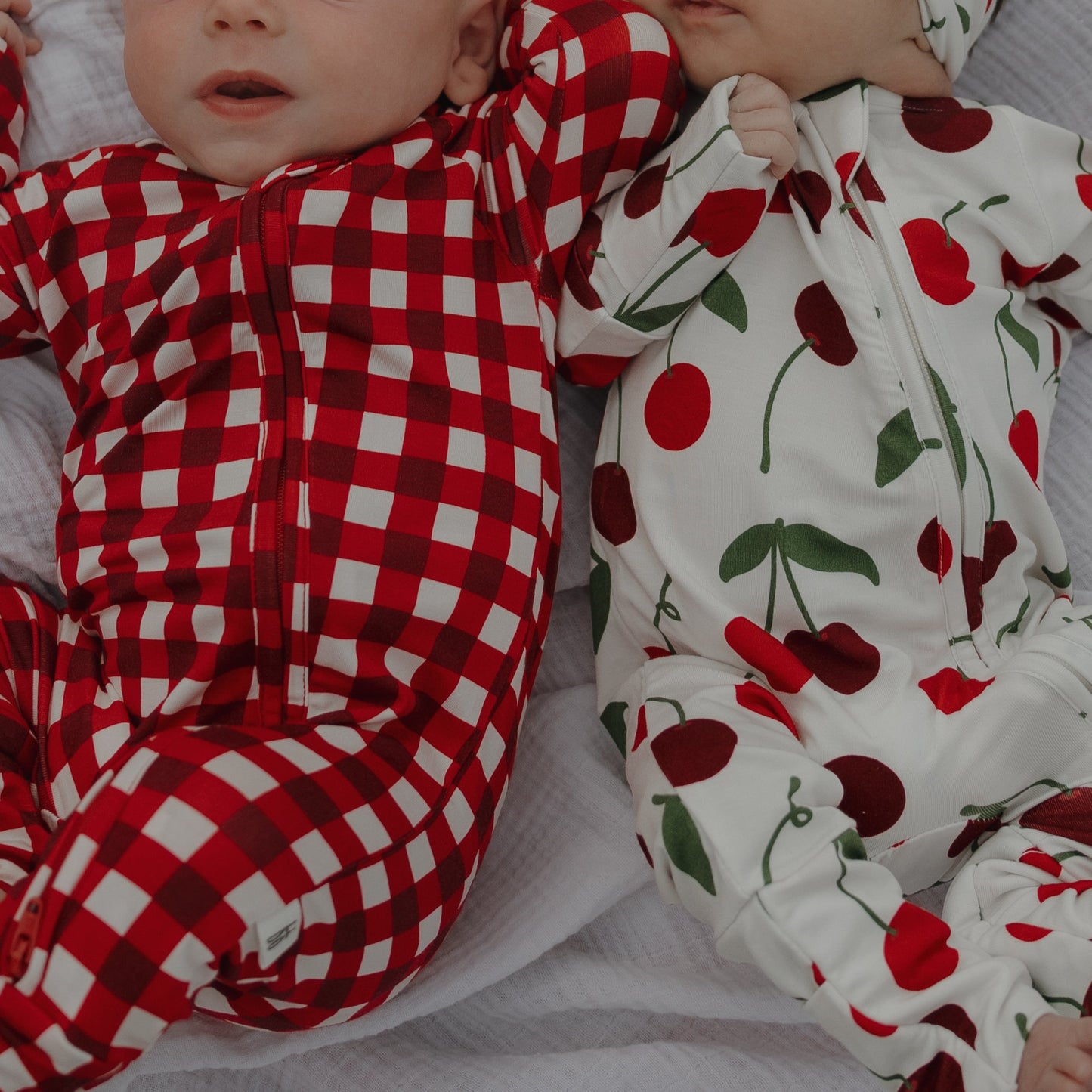 Bamboo Zip Pajamas | Cherry