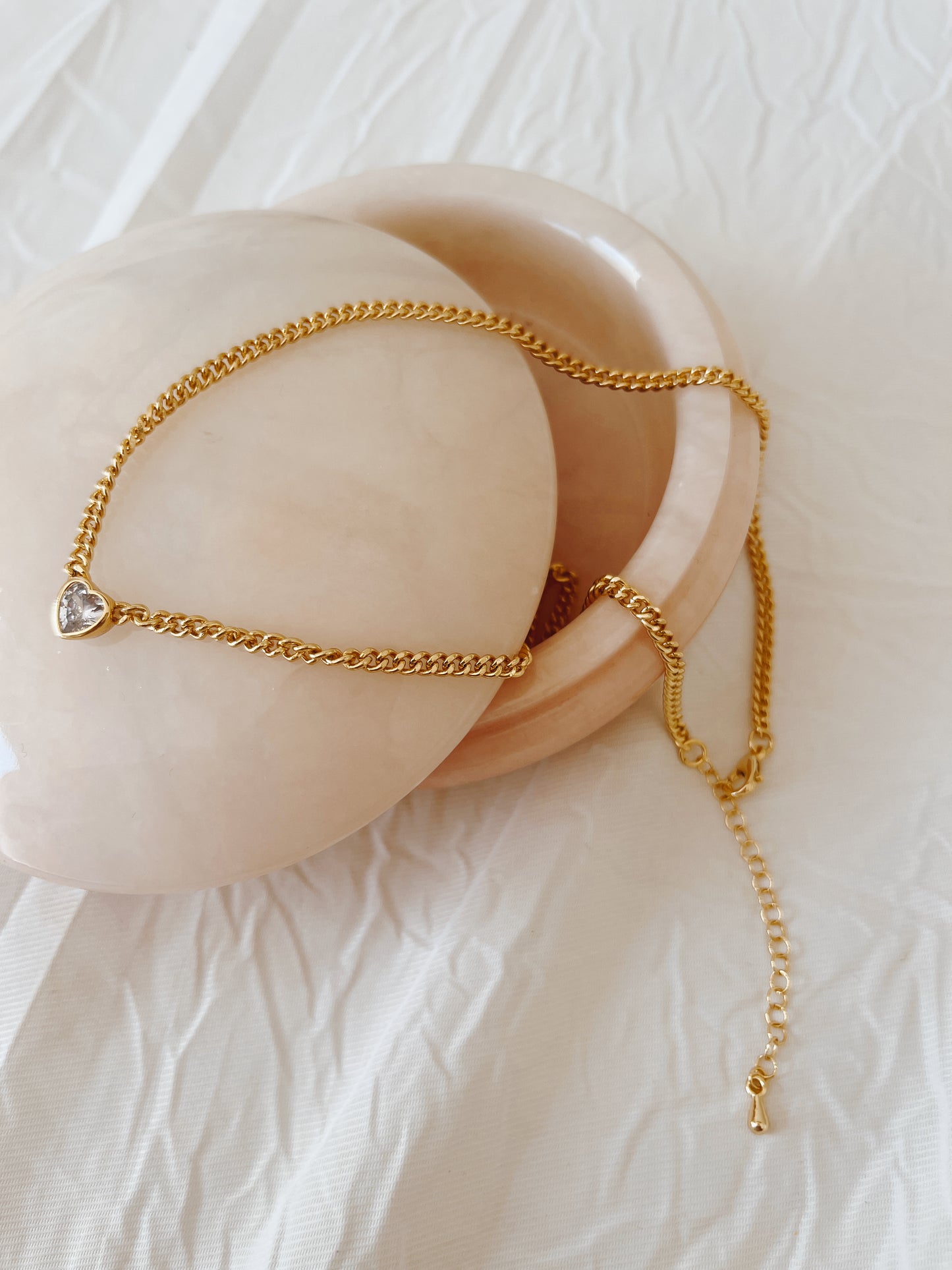 “Golden love” chain necklace