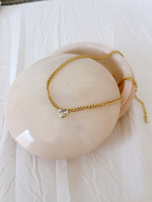 “Golden love” chain necklace